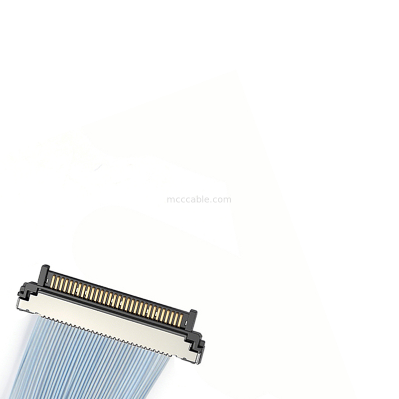 Precision 0.4mm USL20-30SS-016C Micro Coaxial Cable ZIF Connector for 8MP+ High-Resolution Surveillance Cameras