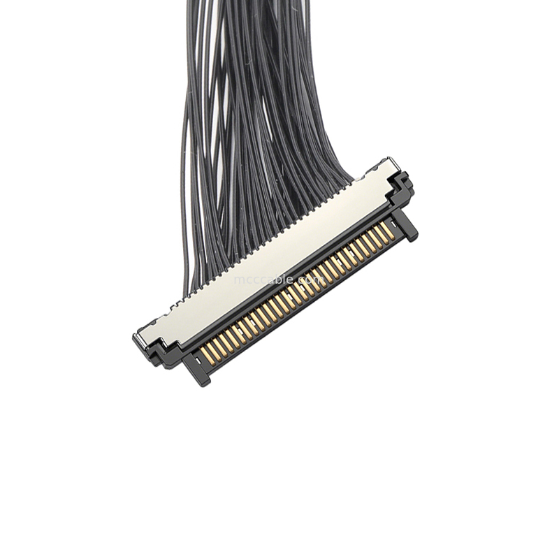 0.4mm Micro Pitch USL20-30SS-017C Micro Coaxial Cable IP67 Rated for Harsh Environment Camera Installation