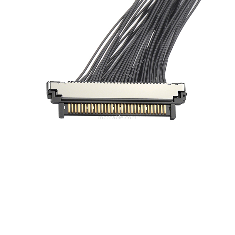 30-Position 0.4mm USL20-30SS-017B Micro Coaxial Cable 10Gbps High-Speed Data Connector for AI Cameras