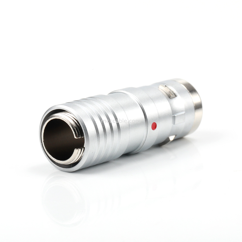 1K-T1-8P Military-Grade Aviation Plug -40°C to 85°C, Gold Contacts, IP67