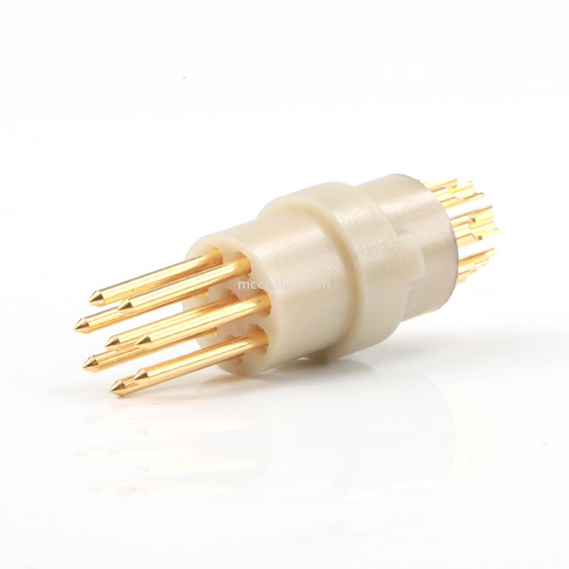 1K-T1-8P Military-Grade Aviation Plug -40°C to 85°C, Gold Contacts, IP67