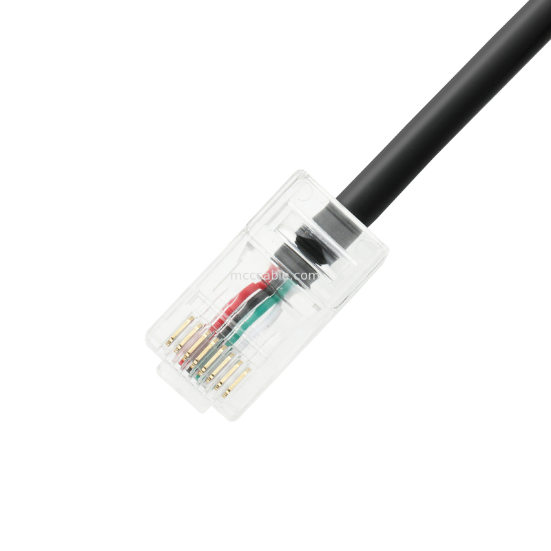 USB to RJ45 Cable Assembly, UL2464 28AWG 4-Core with Shielded 8P8C Connector