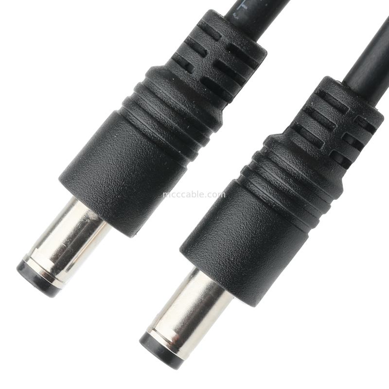 3.3mm Pitch to DC Plug 2.5x5.5mm Cable Assembly - UL2464 20AWG PVC