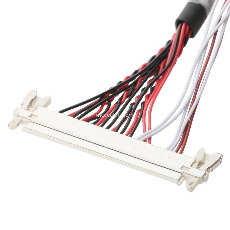 1.0mm to 1.25mm Pitch LVDS Cable Assembly - UL1571 28AWG LCD Display Connection