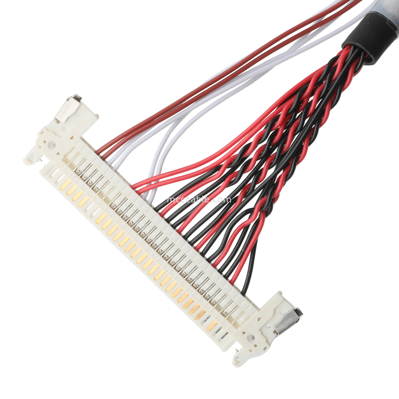 1.0mm to 1.25mm Pitch LVDS Cable Assembly - UL1571 28AWG LCD Display Connection
