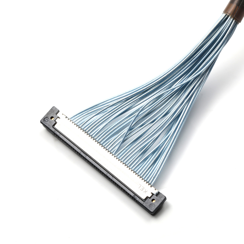 40-Pin Micro Coaxial Cable Assembly - Dual Ultra-Fine 0.4mm Pitch Connectors