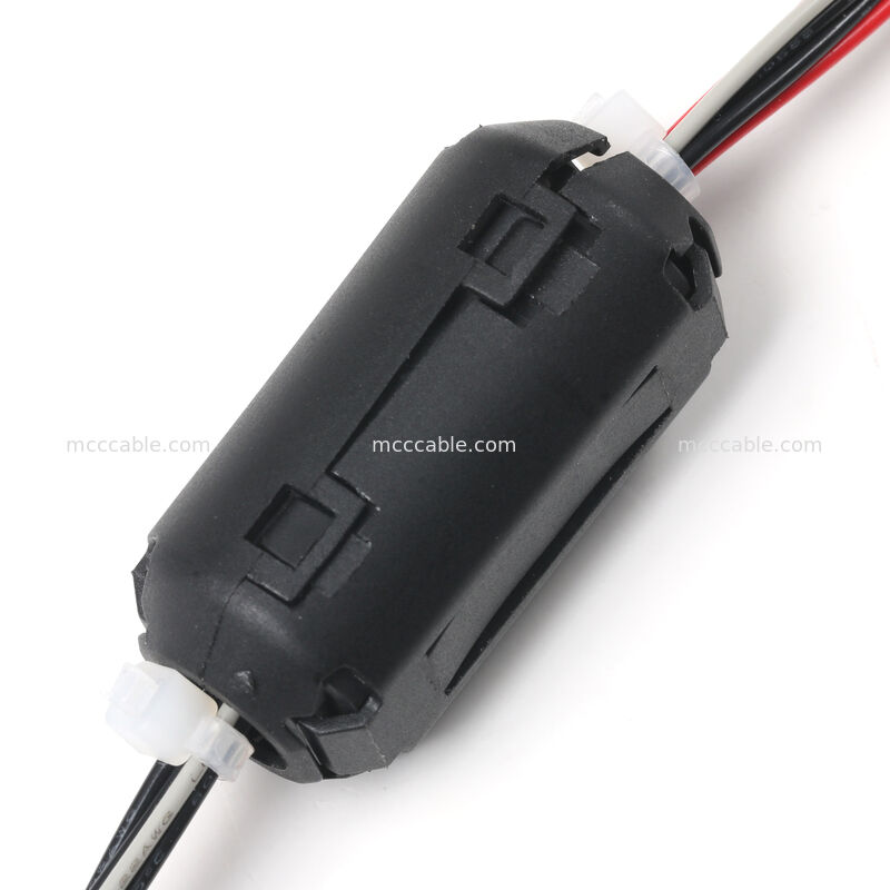 4Pin Nano-Fit to 6.3mm Female Blade Terminal Power Wiring Harness with Ferrite Core