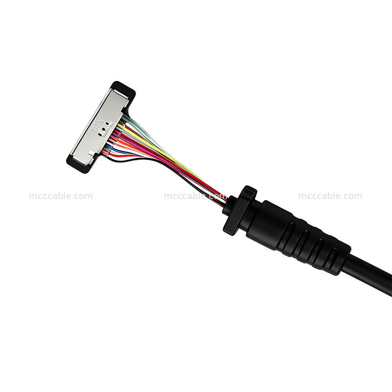 Custom 42AWG Micro Coaxial Cable Assembly 14-Pin 50 Ohm 150mm for Signal