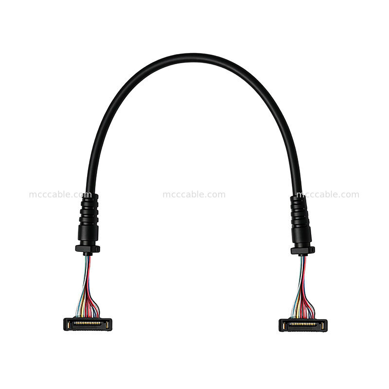 Custom 42AWG Micro Coaxial Cable Assembly 14-Pin 50 Ohm 150mm for Signal