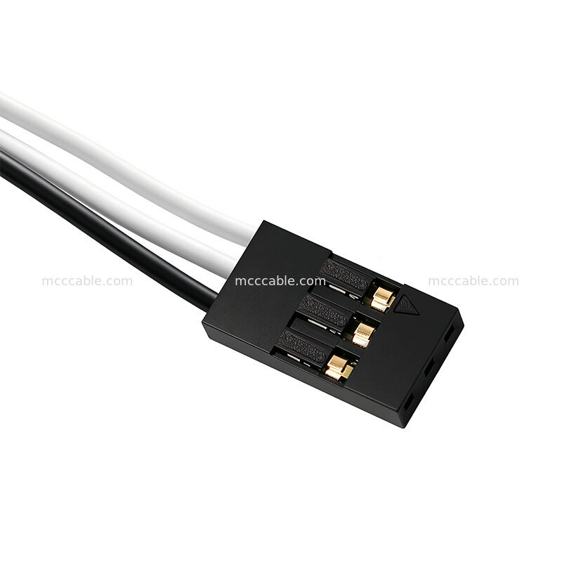 Custom 150mm 3 Wire Light Bar Cable Assembly with 3 Pin Connectors for Displays