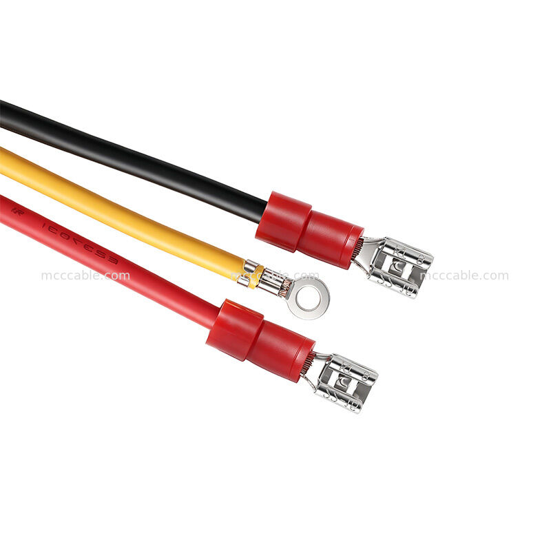 PCT-2-3 3 Pole Lever Nut Wire Connector 18AWG Harness with 187 Quick Disconnect