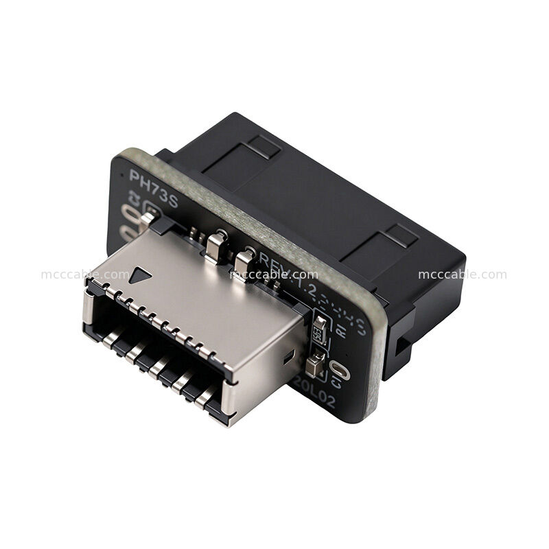 USB 3.0 19 Pin to Vertical USB Type E Front Panel Adapter Motherboard Converter