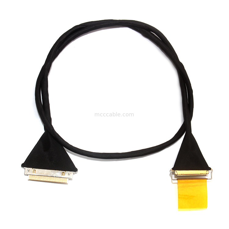 Lvds edp cable lcd cable Aces 50204 030 To 20453-230t 30 pin 0.4mm LVDS Cable Assembly