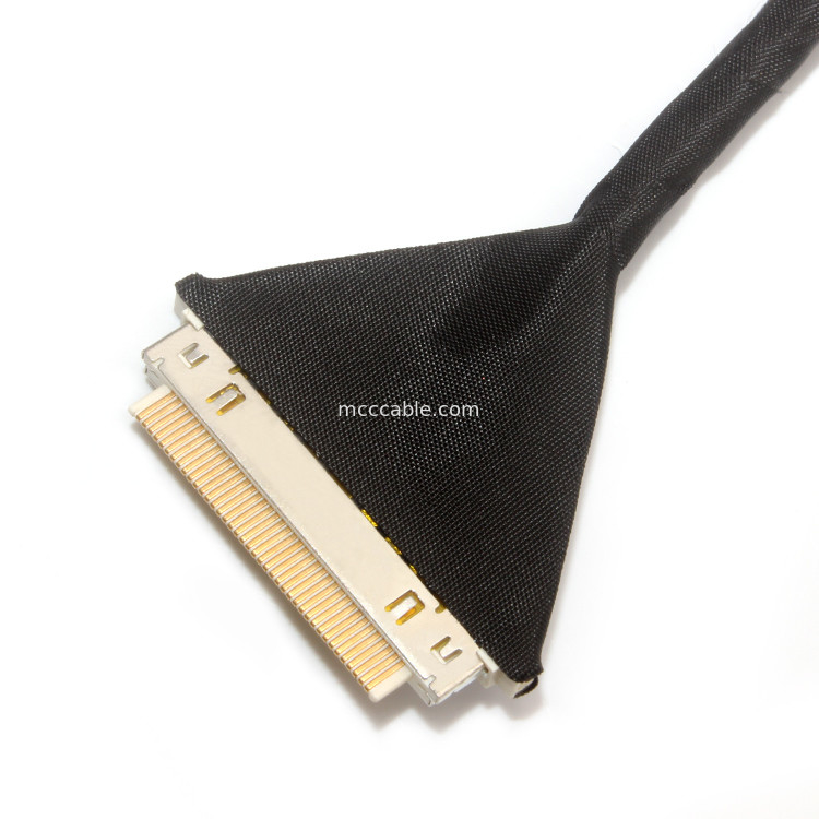 Lvds edp cable lcd cable Aces 50204 030 To 20453-230t 30 pin 0.4mm LVDS Cable Assembly