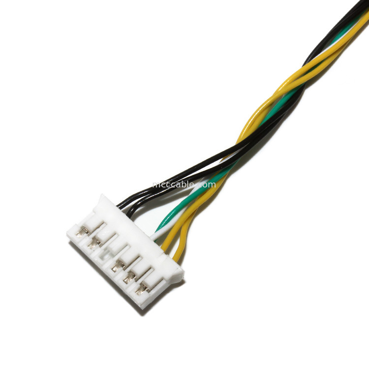 1.25mm LED Cable Assembly , Molex Cable Assembly 51146 0600 To JST PHR 6
