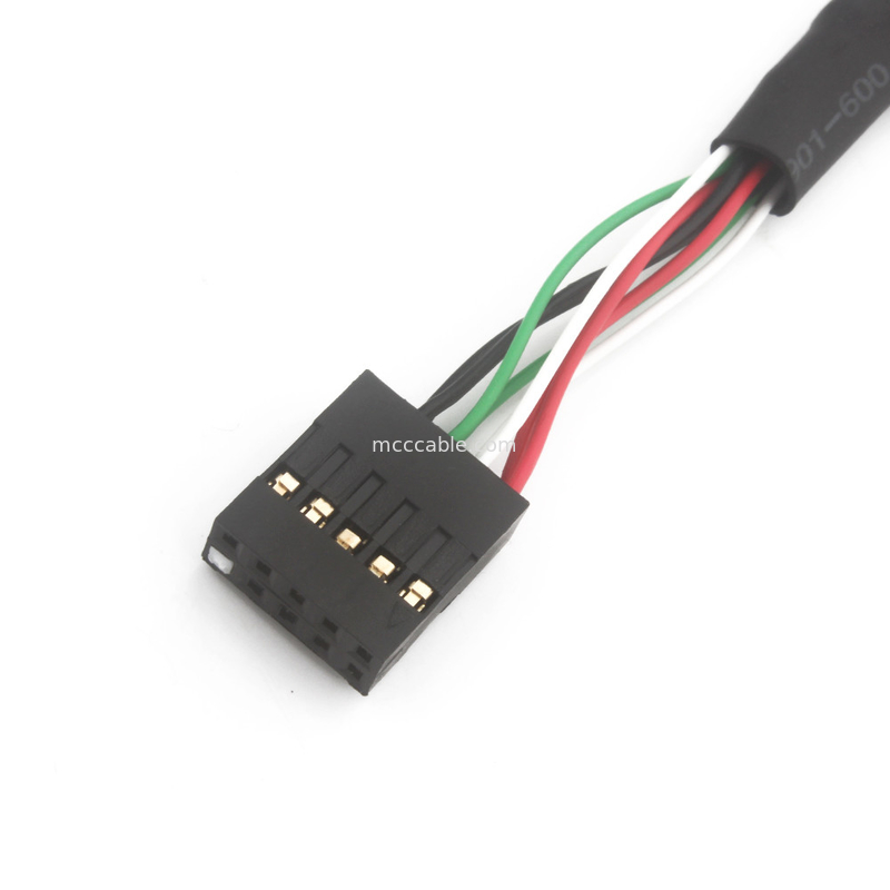2.54mm Dual Usb Wire Harness Bb To Sbc 10 POS MOLEX 22552101 cable
