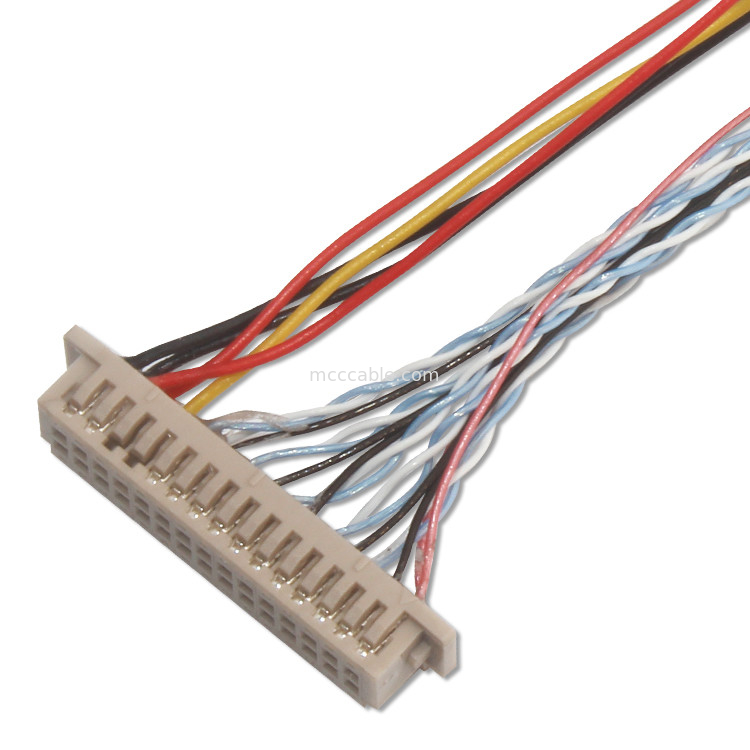 1.25mm 0.5mm Lvds Coaxial Cable Df13 30ds 1.25 To 20453-240T-03 0.5mm pitch