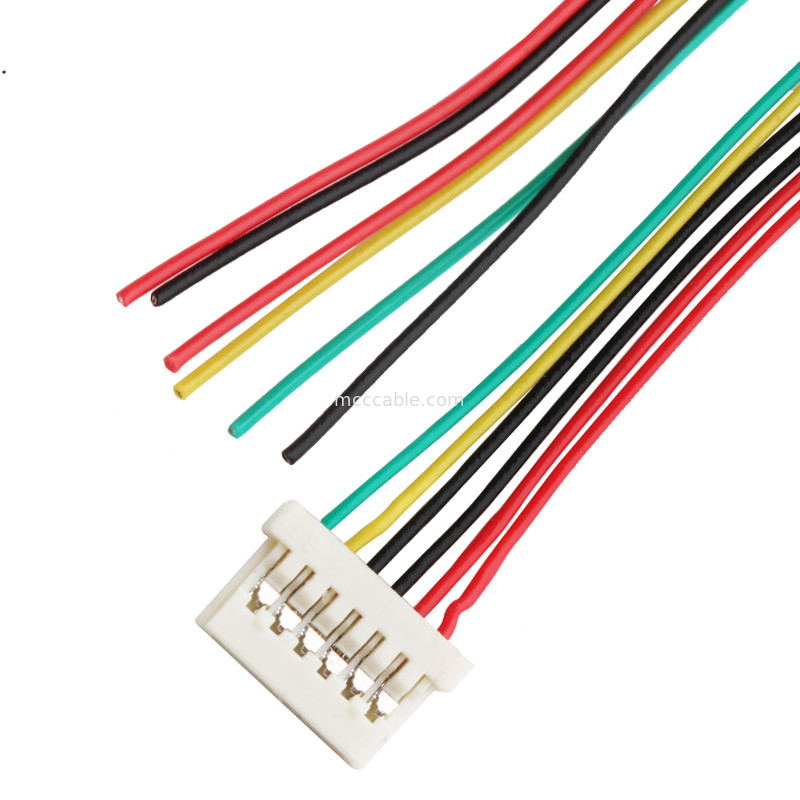 6DS 1.25mm Pitch  DF14 Lvds Cable Assembly Crimping 6 Pin lvds display connector