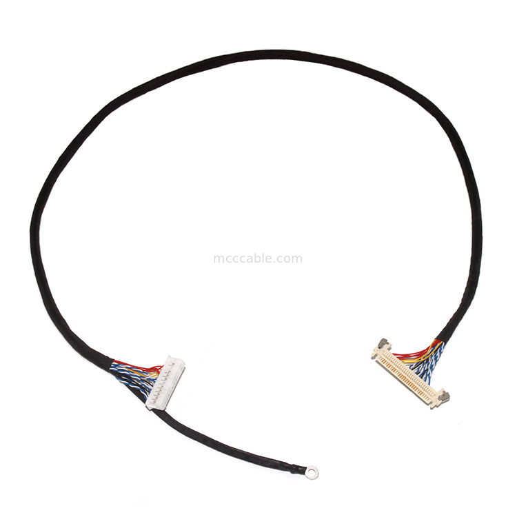 Customize Length 2.0mm Pitch Lvds Cable Assembly 30 Pin  DF11-24DS-2C To FI-X3OHL OEM/ODM