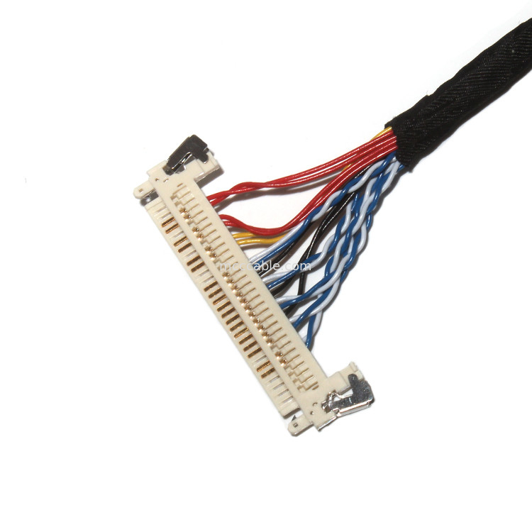 Customize Length 2.0mm Pitch Lvds Cable Assembly 30 Pin  DF11-24DS-2C To FI-X3OHL OEM/ODM