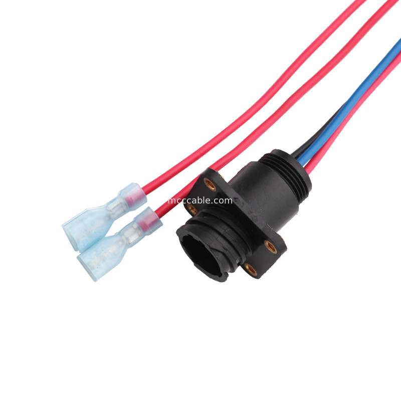 6 Pin 100mm Length Wire Harness Assembly Molex 1722582106 To 4 Pin TE 208130-1