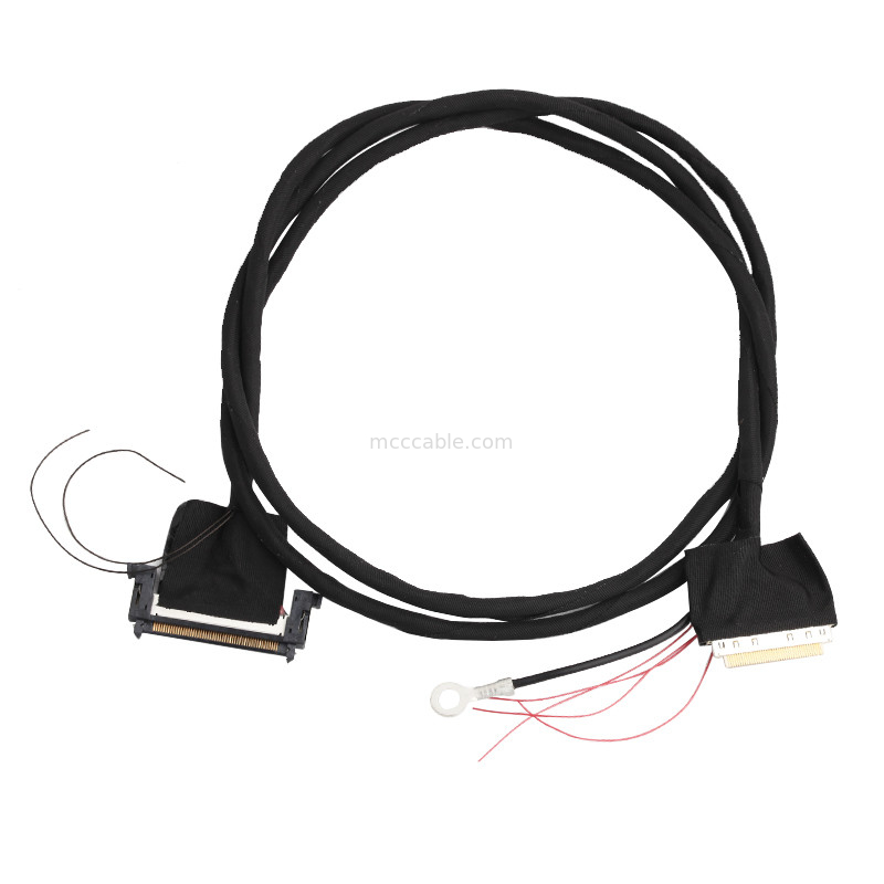 32AWG LVDS Cable Assembly 40 Pin 88441-40 To 50 Pin JAE F1-RE51HL