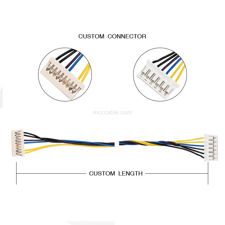  9 Pin Wire Harness Assembly Df14-9s-1.25c To Jst 6 Pin Phr-6 26awg