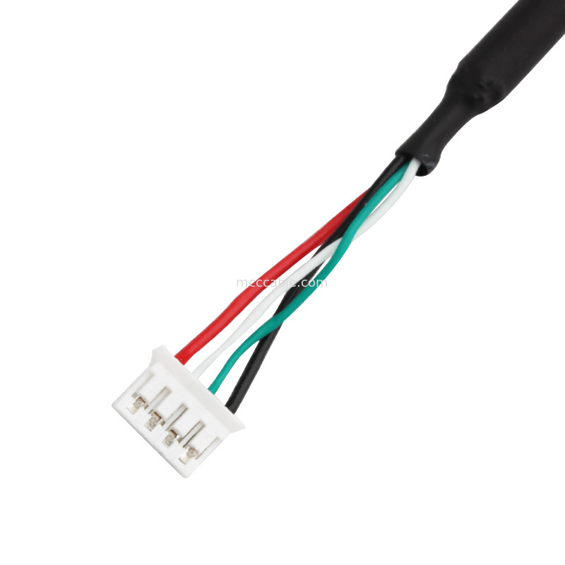28AWG USB 2.0 TO JST SPH-4 Custom Wire Harness 9 Pin lvds display connector