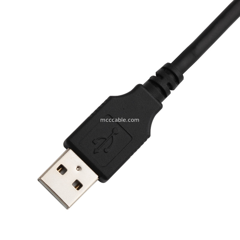 28AWG USB 2.0 TO JST SPH-4 Custom Wire Harness 9 Pin lvds display connector