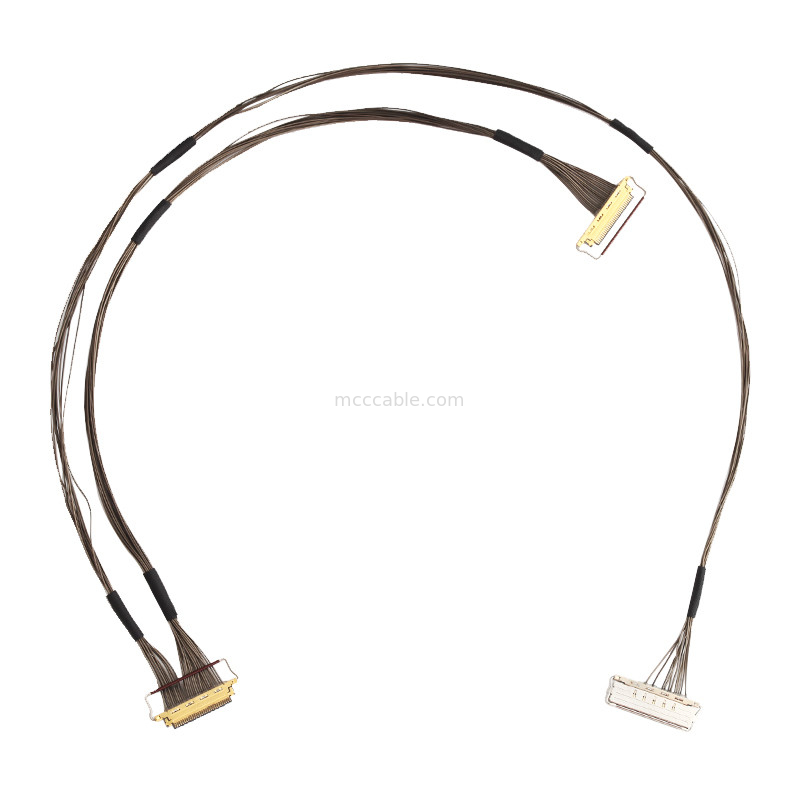 20525-030E-02 To 20682-030E-02 Lvds Edp Cable Assembly For Gimbal Camera