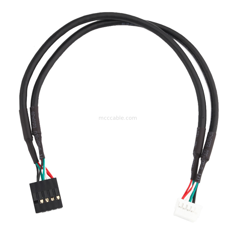 HSG 100mm Length Wire Harness Cable Assembly 2×5 Pin Black To PHD-2×5P