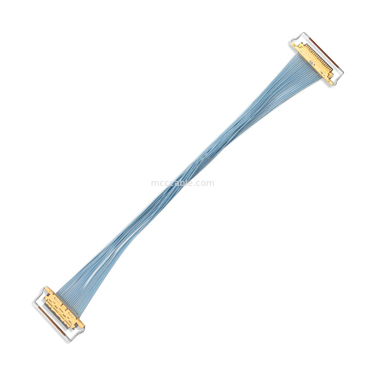 SGC Lvds Edp Coaxial Cable Assembly 20P 20633-220T-01S To 20633-220T-01S