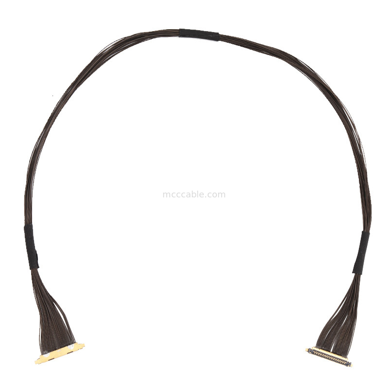 20531 Series 30P Micro Coaxial Cable 20531-034T-02 To 20531-034T-02 0.25mm Pitch