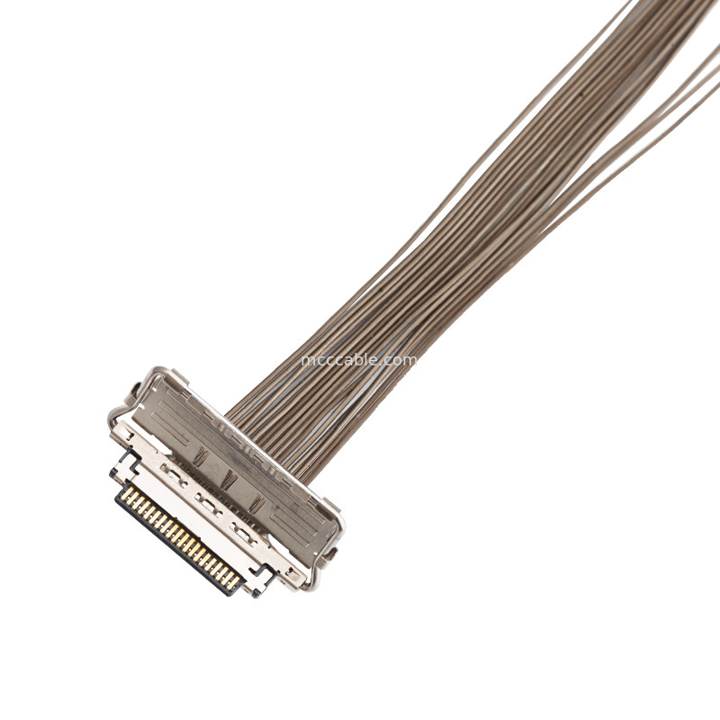 0.4mm Pitch LVDS EDP Cable  20679-20p Micro Coaxial lvds display connector