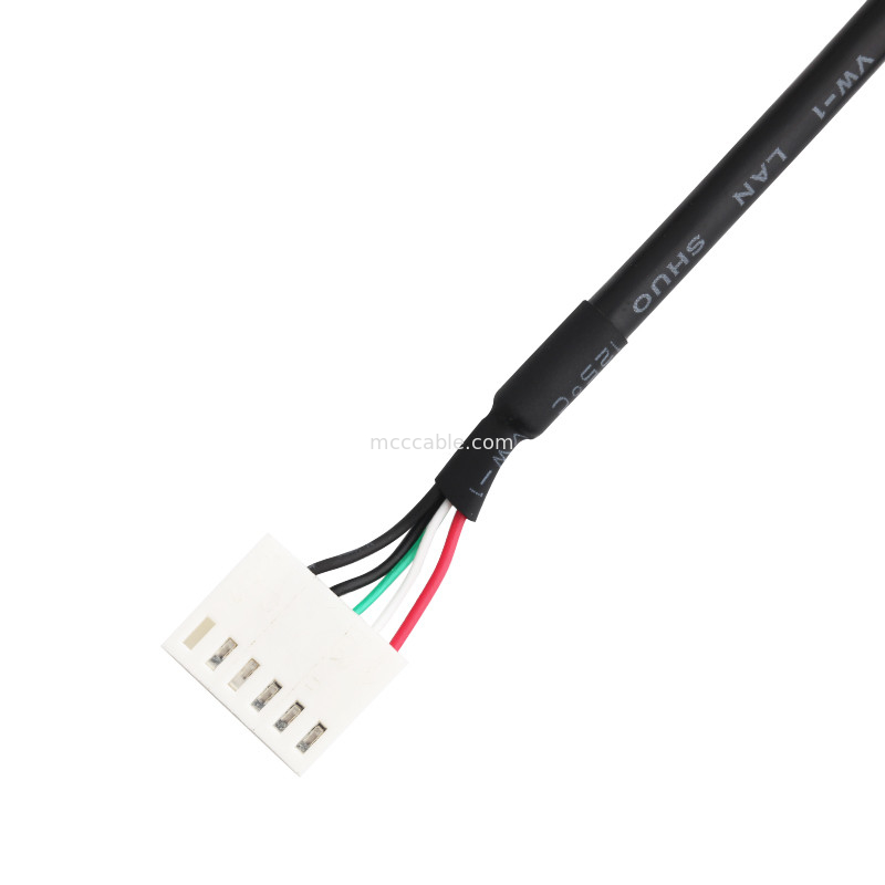 2.54mm Pitch A2542ha-6p Wire Harness Durachill Usb B Cable Panel Mount Assembly