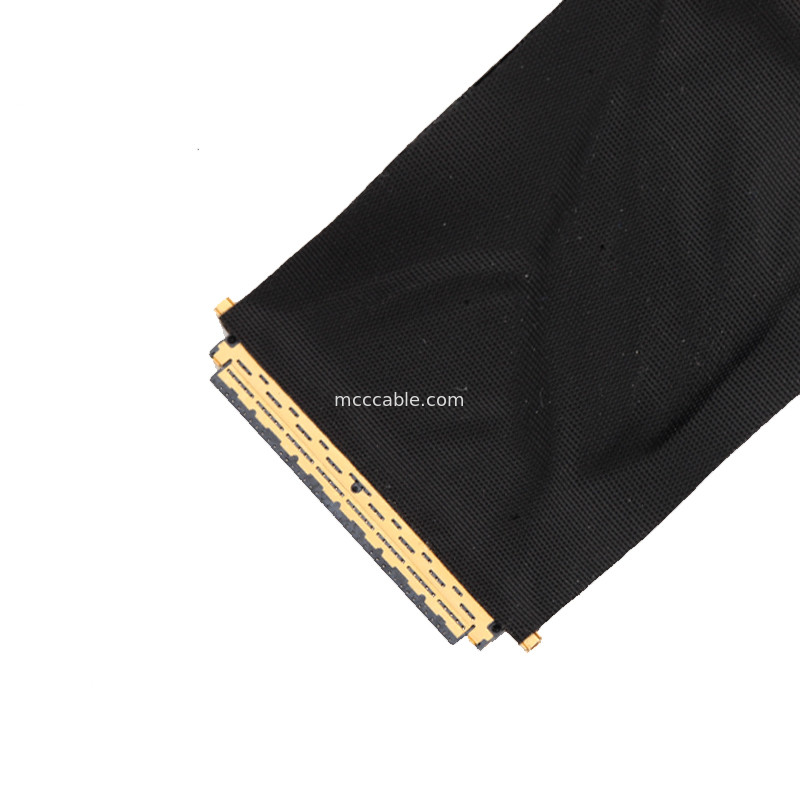 Length 50mm JAE HD1P040-CSH2 HD1P040MA1 LCD LVDS EDP Cable lvds 40 pin connector cable