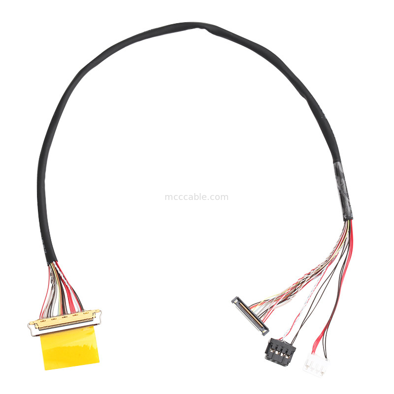 JST PHR-4  20453-240T-03 TO 20380-R30T-06 LVDS Harness Cable Assembly