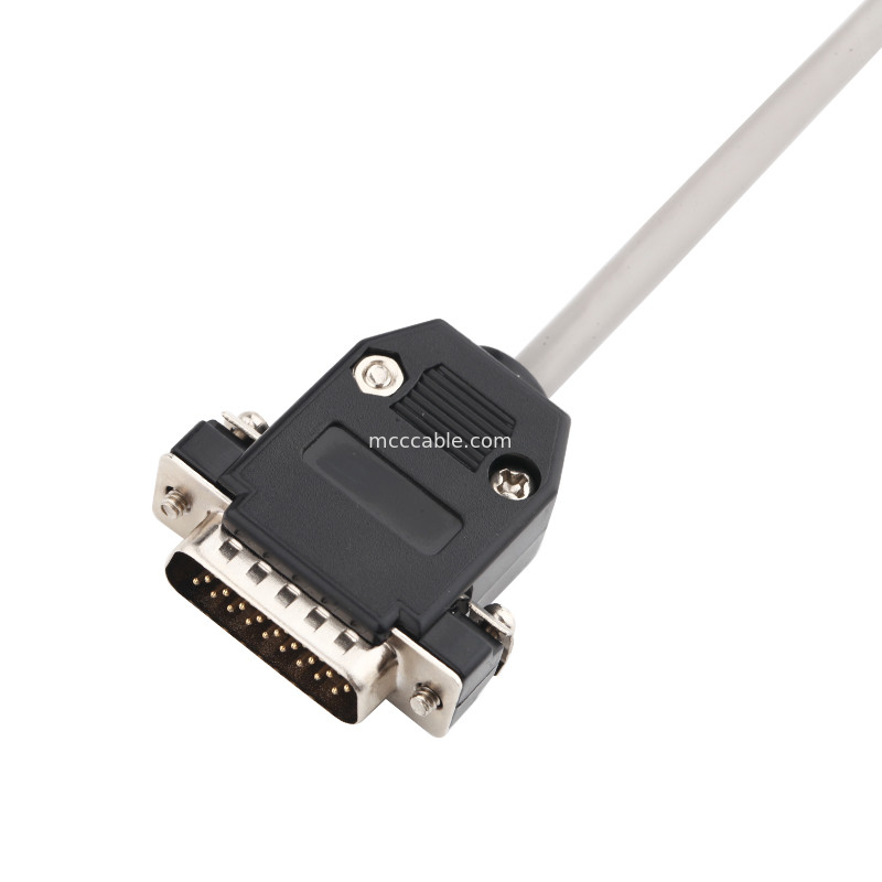 Panel Mount Cable H-DB 26P RJ45 8pin Network Cable Assembly samtec high speed cable