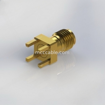 1.85-KHD Copper RF Straight Connector DC - 67 GHz Dustproof For Military/Aerospace