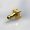 OEM Brass 1mm RF Coaxial Connector With .009&quot; Pin 110 GHz For Mixed Tech PCB