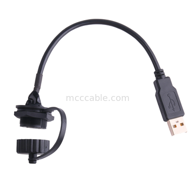 USB 2.0 A Female Connector With Shield And Cap To USB 2.0 A Usb Cables Made To Measure