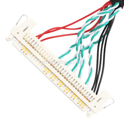 30 Pin Lvds Coaxial Cable Jae Fi-X30hl To Hirose Df13-30ds-1.25c