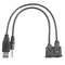 ISOBUS AUX male Extension Cable Jack 3.5mm Stereo For O Jack USB Socket Cable