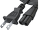 12ft Electric Power Cord 2 Prong Ac Wall Plug 2 Slot Led Lcd
