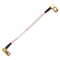 Ip67 Rohs Custom Coax Cable Ra Sma Plug Right Angle Plug Rg316 Oem / Odm