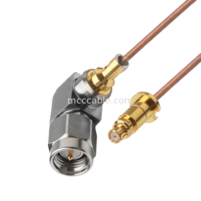 Vita  67 Smpm Straight Semi Rigid Coaxial Cable Jack To Ra Sma Plug Right Angle Plug Connector Sro47