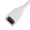 C2g Mini Male To Female Displayport Cable White Oem / Odm