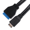 Computer Motherboard Power Cable USB 3.1 Type-E Male To IDC20P Male Adapter Cable 20-Pin Extension Cable