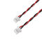 JST Wire Harness XHP-2 Connector cable 22AWG UL1007 Black Red 2P Glued Cable
