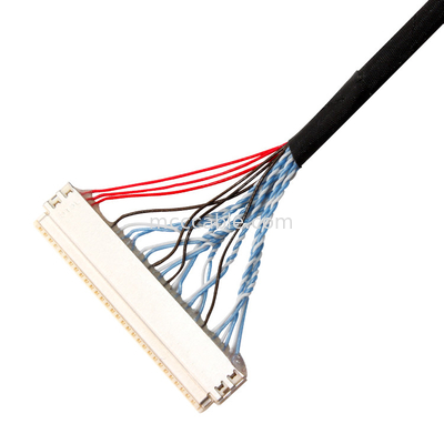 Hrs Df19 LVDS Cable Assembly , 30 Pin Micro Coaxial cbale lvds display connector
